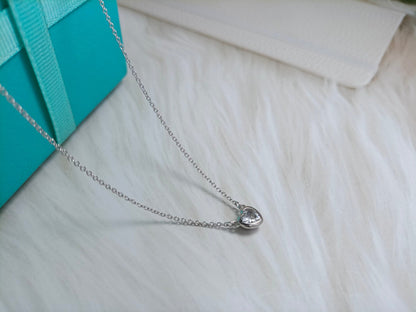 [JeweliWhal]HEART BIG DIAMOND NECKLACE
