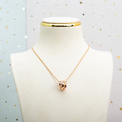 [⭐⭐JeweliWhal]SERPENTI PINK GOLD NECKLACE DIAMOND