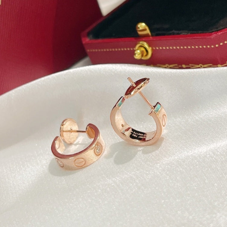 [⭐⭐JeweliWhal]LIEBES-OHRRINGE 5,7 MM 2 DIAMANTEN