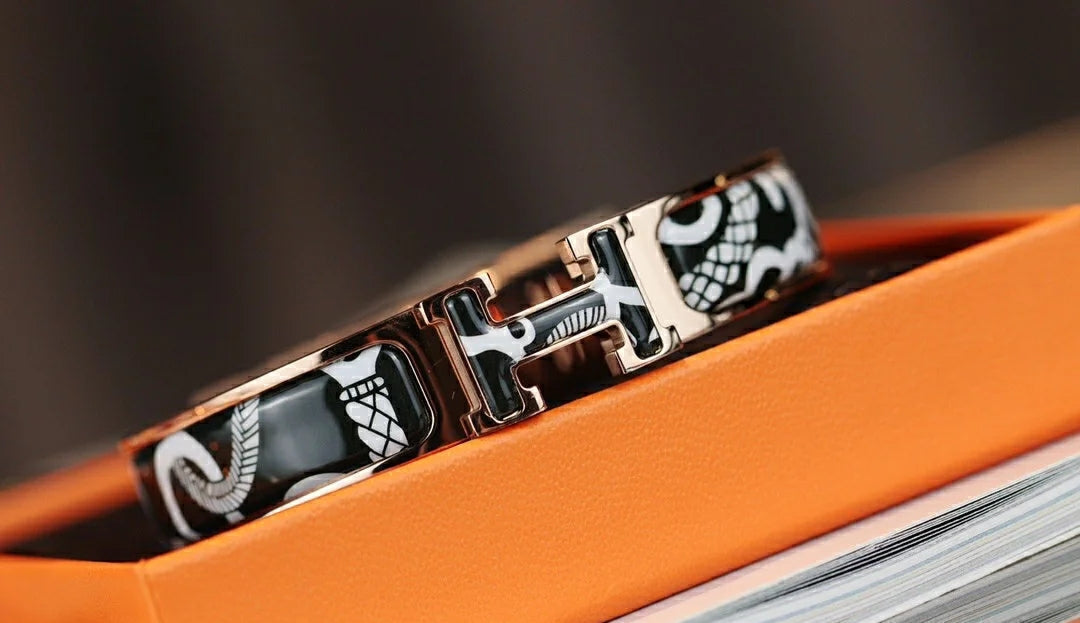 [⭐⭐JeweliWhal]H TARTAN BRACELET 12MM