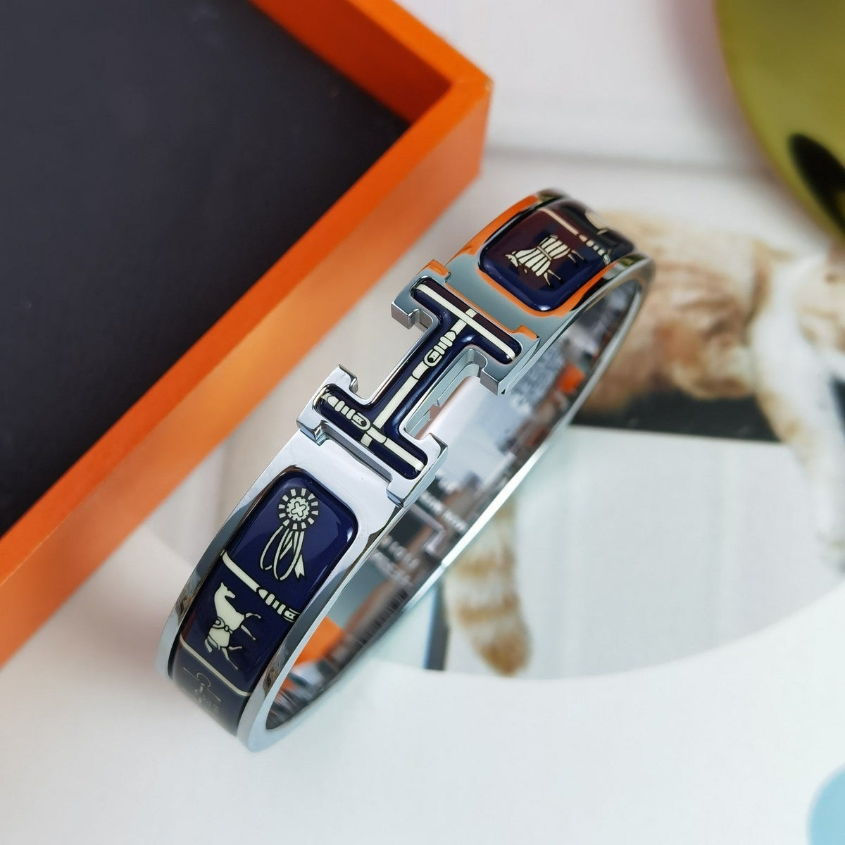 [⭐⭐JeweliWhal]H COUVERTURES ARMBAND DUNKELBLAU