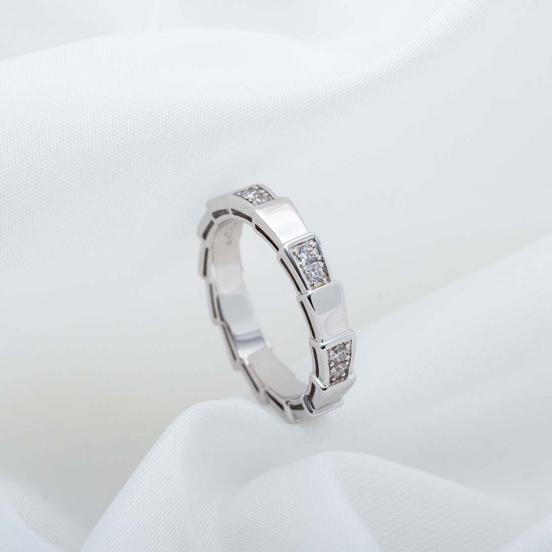 [⭐⭐JeweliWhal]SERPENTI RING SILVER  3MM