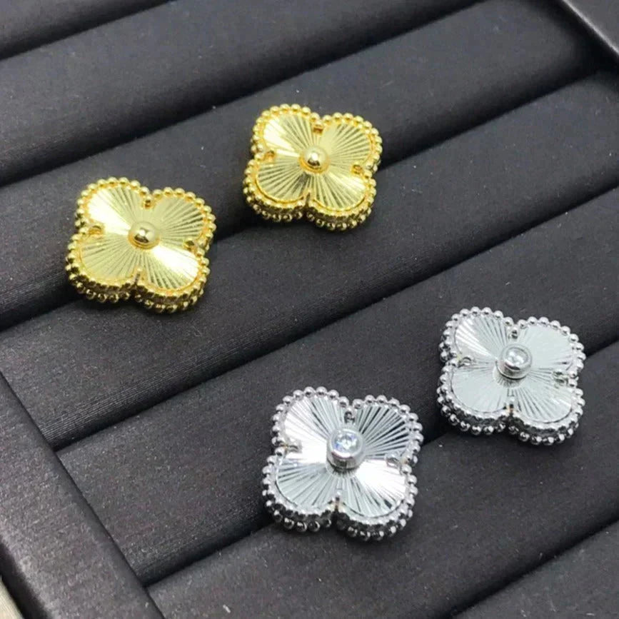 [⭐⭐JeweliWhal]CLOVER MINI 9,5MM LASER-OHRRINGE