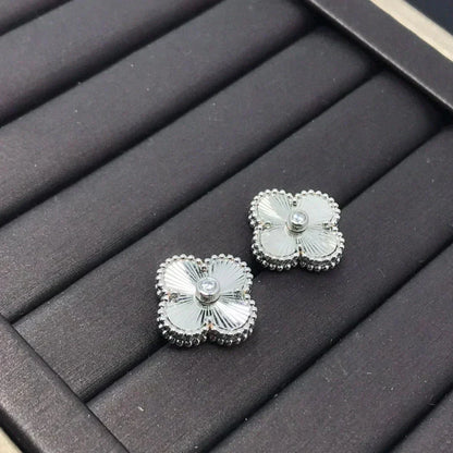 [⭐⭐JeweliWhal]CLOVER MINI 9,5MM LASER-OHRRINGE