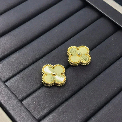 [⭐⭐JeweliWhal]CLOVER MINI 9,5MM LASER-OHRRINGE