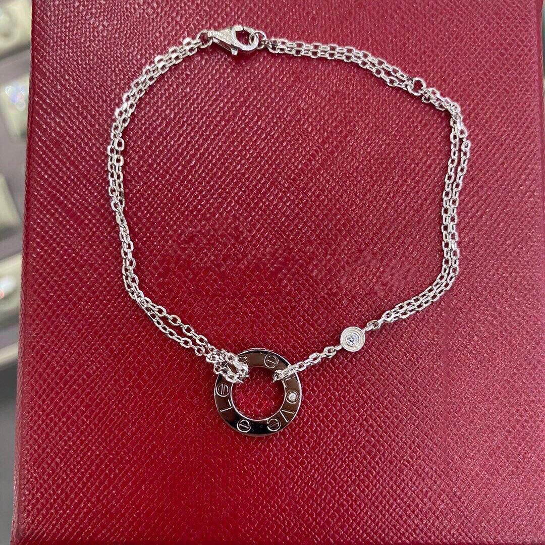[⭐⭐JeweliWhal]LOVE BRACELET 2 DIAMOND
