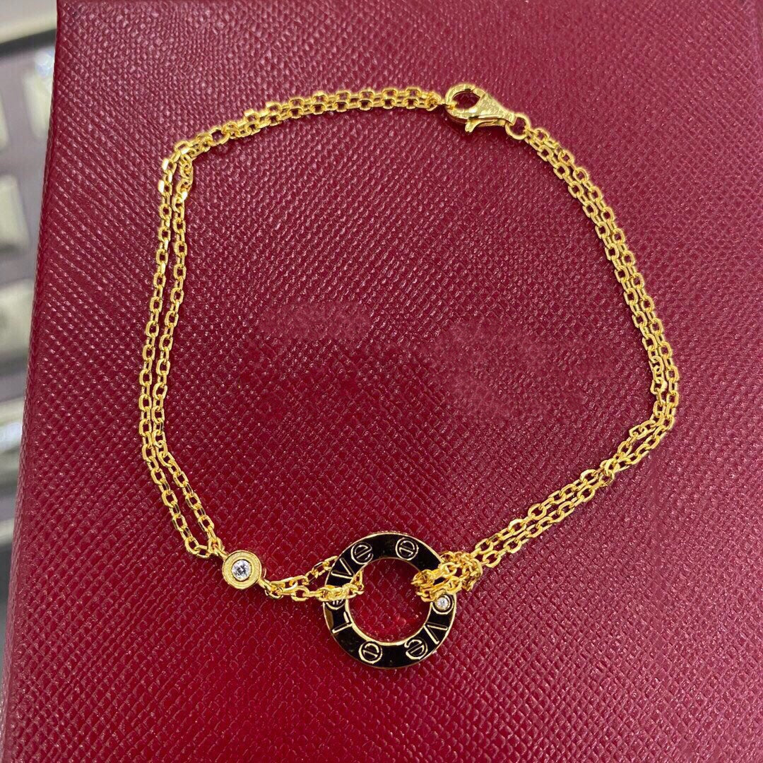 [⭐⭐JeweliWhal]LOVE BRACELET 2 DIAMOND
