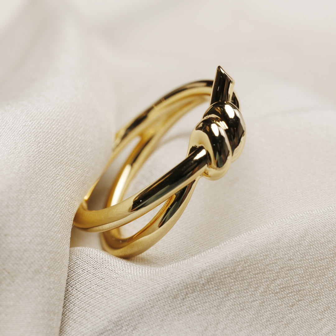 [JeweliWhal]KNOT RING GOLD