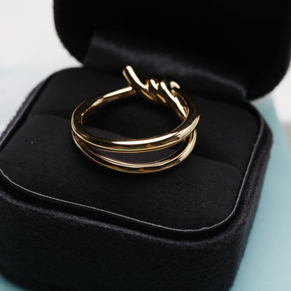 [JeweliWhal]KNOT RING GOLD