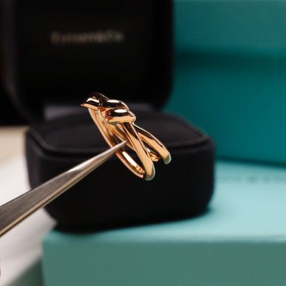 [JeweliWhal]KNOT RING PINK GOLD