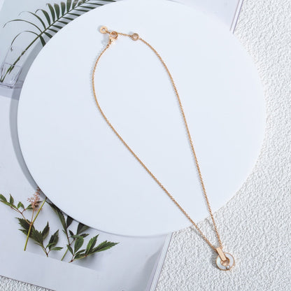 [⭐⭐JeweliWhal]GARI HALSKETTE ROSÉGOLD PERLMUTT