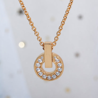 [⭐⭐JeweliWhal]GARI NECKLACE PINK GOLD DIAMOND