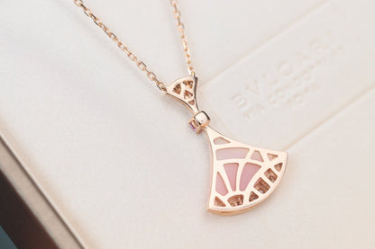 [⭐⭐JeweliWhal]TRAUM-HALSKETTE PINK MOP DIAMANT