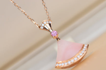 [⭐⭐JeweliWhal]TRAUM-HALSKETTE PINK MOP DIAMANT