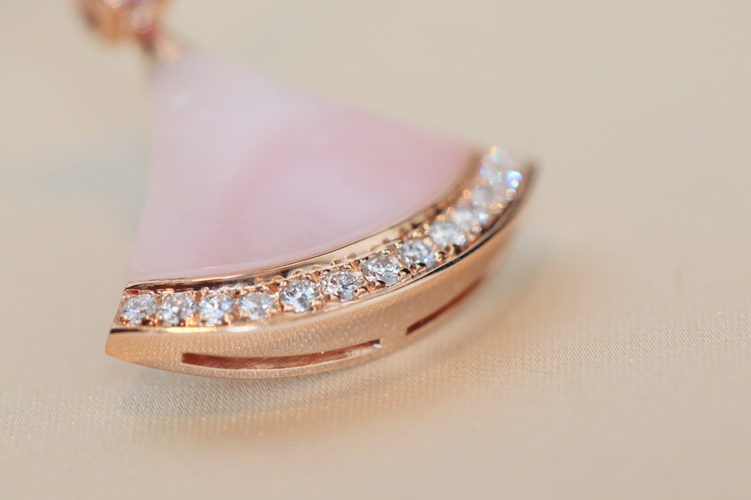 [⭐⭐JeweliWhal]TRAUM-HALSKETTE PINK MOP DIAMANT