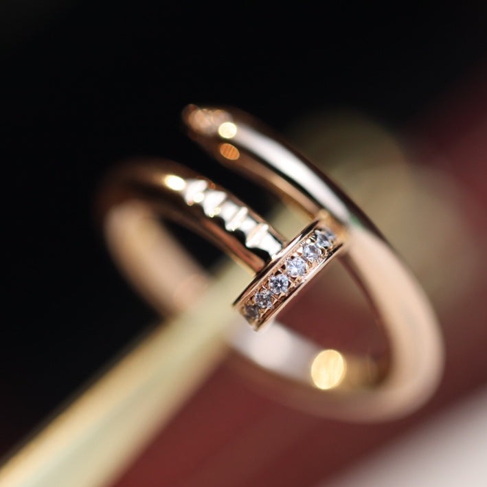 [⭐⭐JeweliWhal]JUSTE RING 2,65 MM ROSÉGOLD DIAMANT