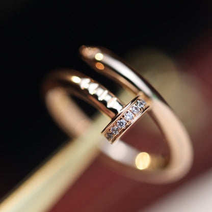[⭐⭐JeweliWhal]JUSTE RING 2,65 MM ROSÉGOLD DIAMANT