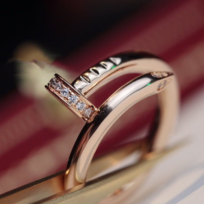 [⭐⭐JeweliWhal]JUSTE RING 2,65 MM ROSÉGOLD DIAMANT