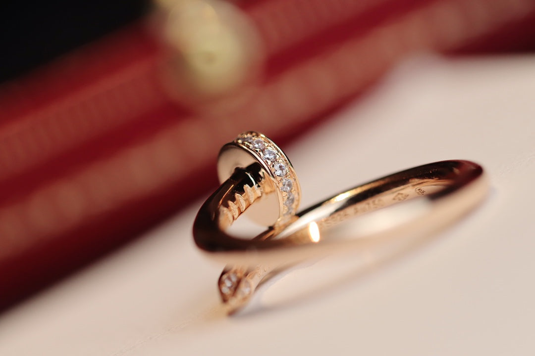 [⭐⭐JeweliWhal]JUSTE RING 2,65 MM ROSÉGOLD DIAMANT