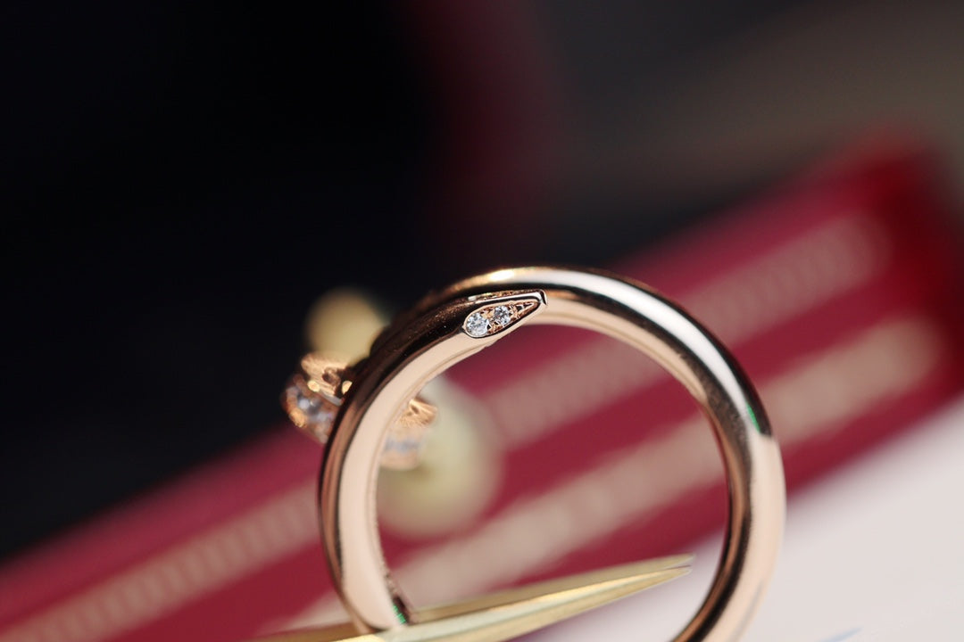 [⭐⭐JeweliWhal]JUSTE RING 2,65 MM ROSÉGOLD DIAMANT