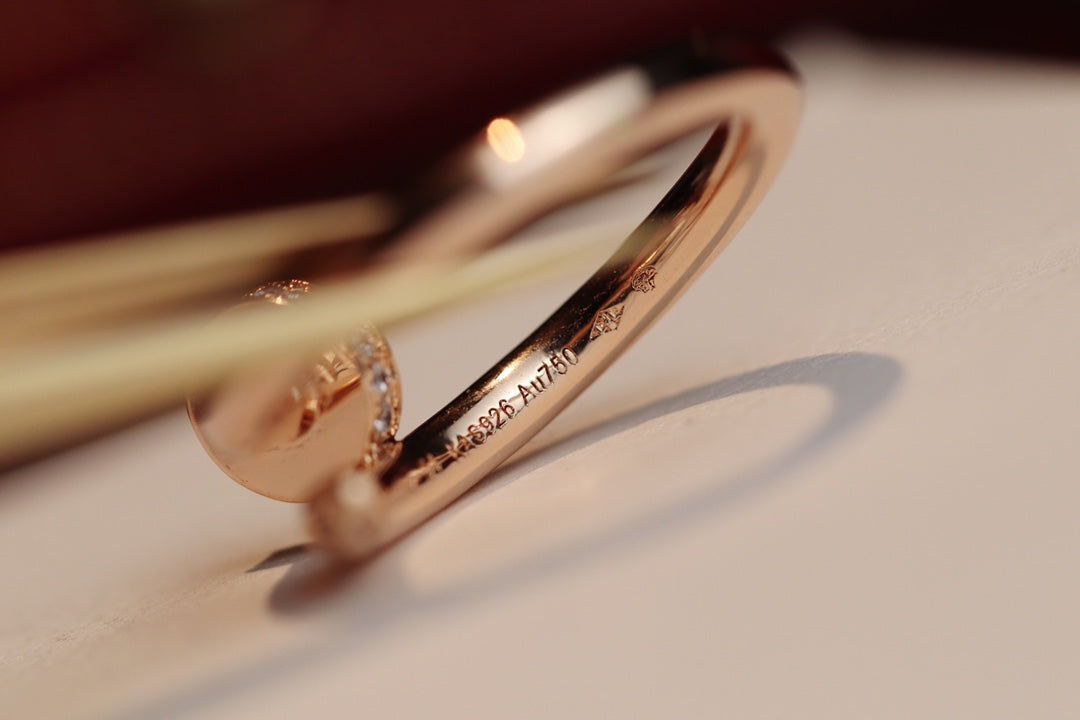 [⭐⭐JeweliWhal]JUSTE RING 2,65 MM ROSÉGOLD DIAMANT
