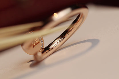 [⭐⭐JeweliWhal]JUSTE RING 2,65 MM ROSÉGOLD DIAMANT