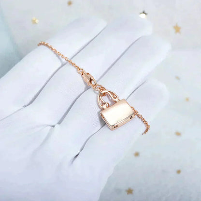 [⭐⭐JeweliWhal]AMULETTE ANHÄNGER ROSÉGOLD HALSKETTE