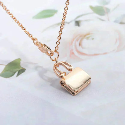 [⭐⭐JeweliWhal]AMULETTE ANHÄNGER ROSÉGOLD HALSKETTE