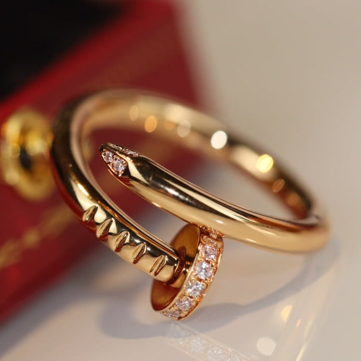 [⭐⭐JeweliWhal]JUSTE RING 2,65 MM GOLD DIAMANT