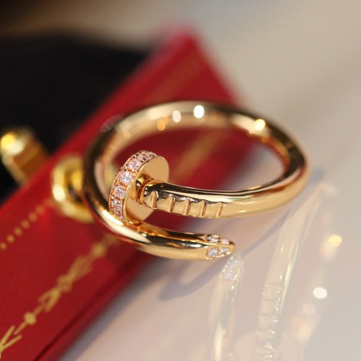 [⭐⭐JeweliWhal]JUSTE RING 2,65 MM GOLD DIAMANT