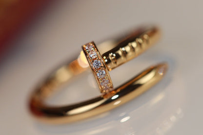 [⭐⭐JeweliWhal]JUSTE RING 2,65 MM GOLD DIAMANT