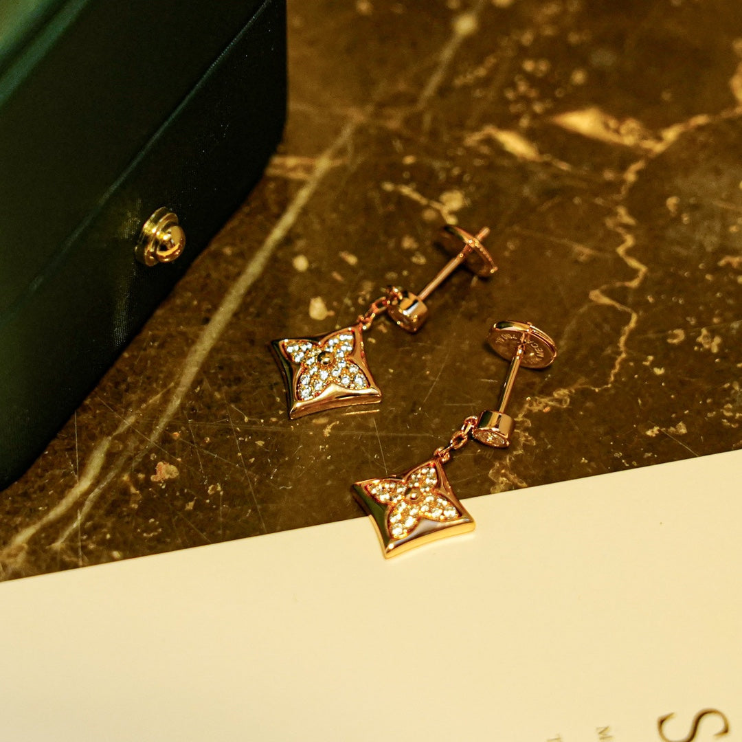 [⭐⭐JeweliWhal]STAR DIAMONDS EARRINGS GOLD