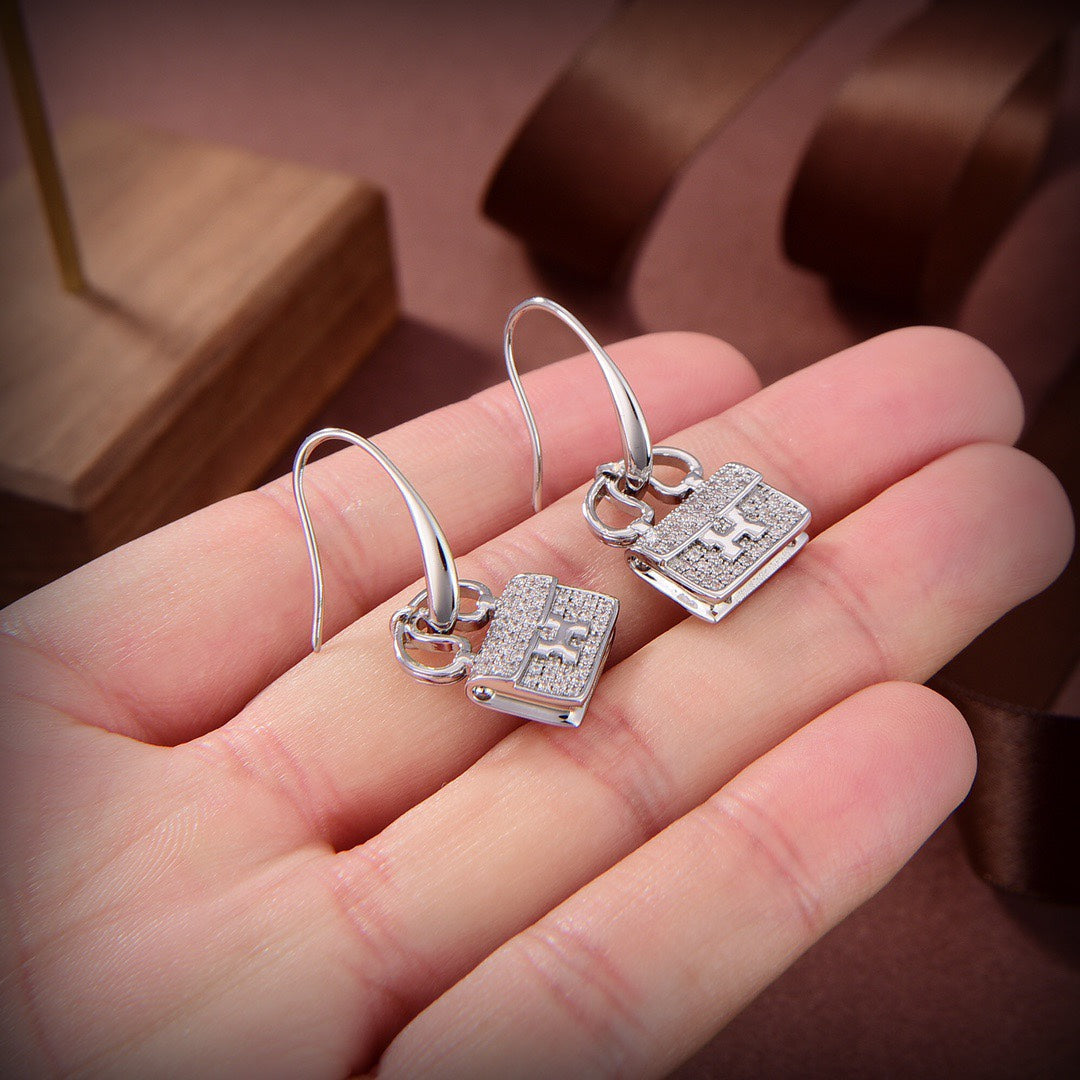 [⭐⭐JeweliWhal]KELLY DIAMOND EARRINGS