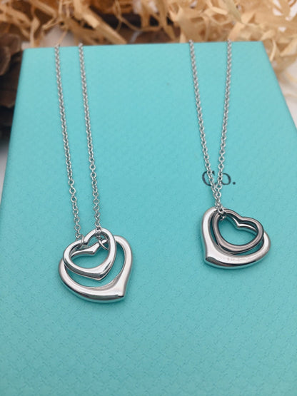 [JeweliWhal]OPEN HEART SILVER NECKLACE