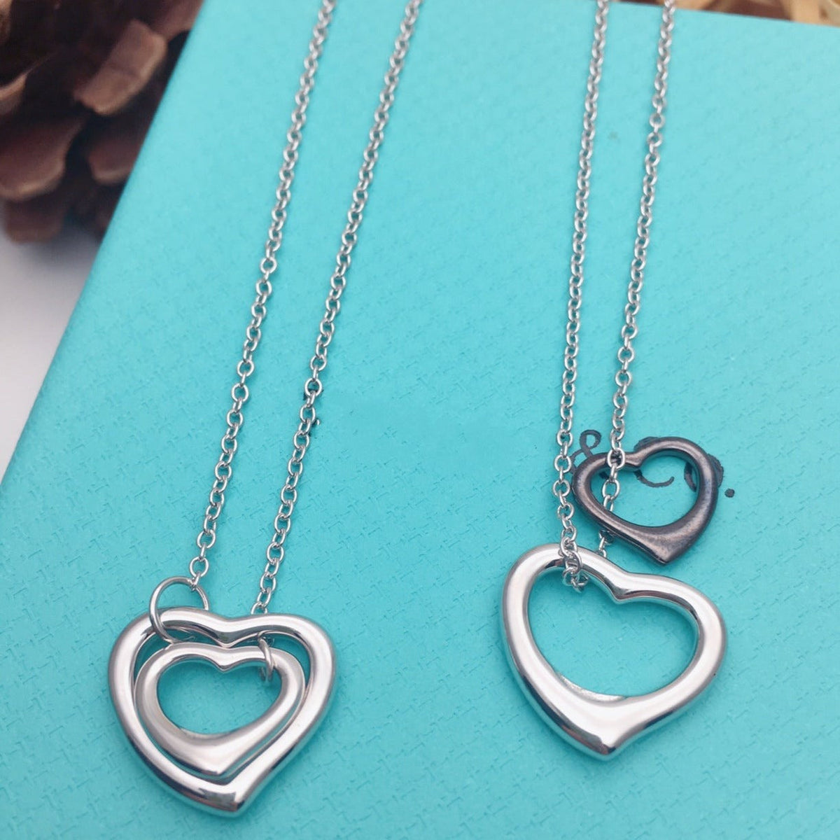 [JeweliWhal]OPEN HEART SILVER NECKLACE