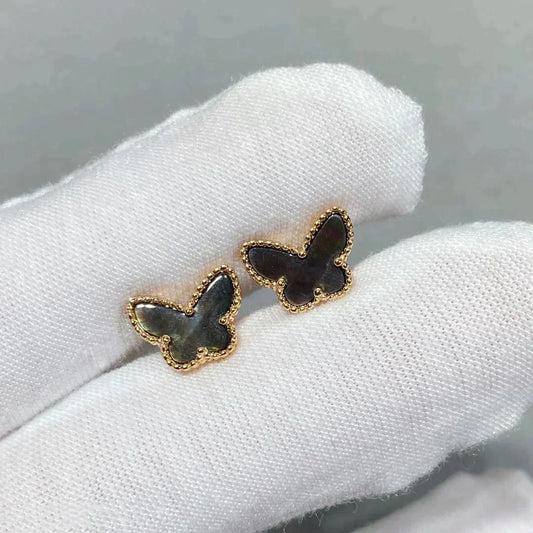 [⭐⭐JeweliWhal]SCHMETTERLING DUNKEL MOP OHRRINGE