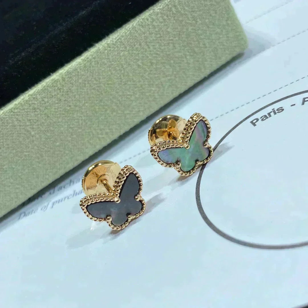 [⭐⭐JeweliWhal]BUTTERFLY DARK MOP  EARRINGS