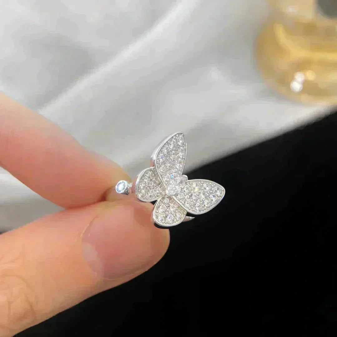 [⭐⭐JeweliWhal]SCHMETTERLINGS-DIAMANT-RING