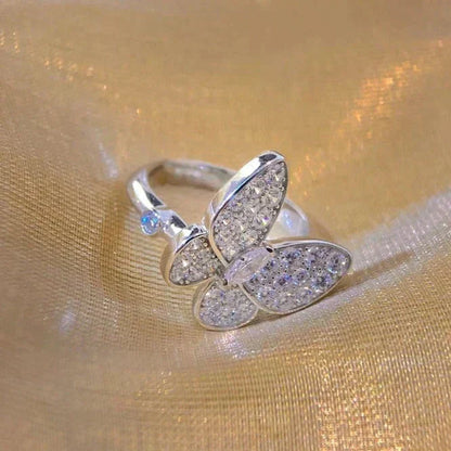 [⭐⭐JeweliWhal]SCHMETTERLINGS-DIAMANT-RING