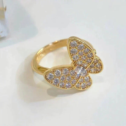 [⭐⭐JeweliWhal]SCHMETTERLINGS-DIAMANT-RING