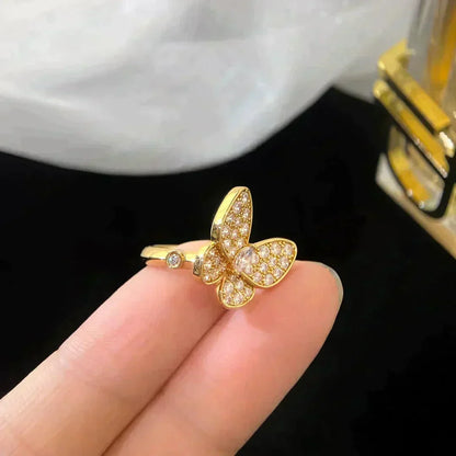 [⭐⭐JeweliWhal]SCHMETTERLINGS-DIAMANT-RING
