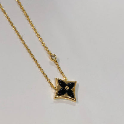 [⭐⭐JeweliWhal]STAR BLACK MOP NECKLACE