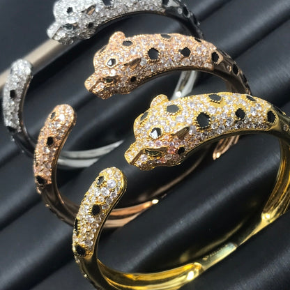 [⭐⭐JeweliWhal]PANTHERE BIG BRACELET DIAMONDS