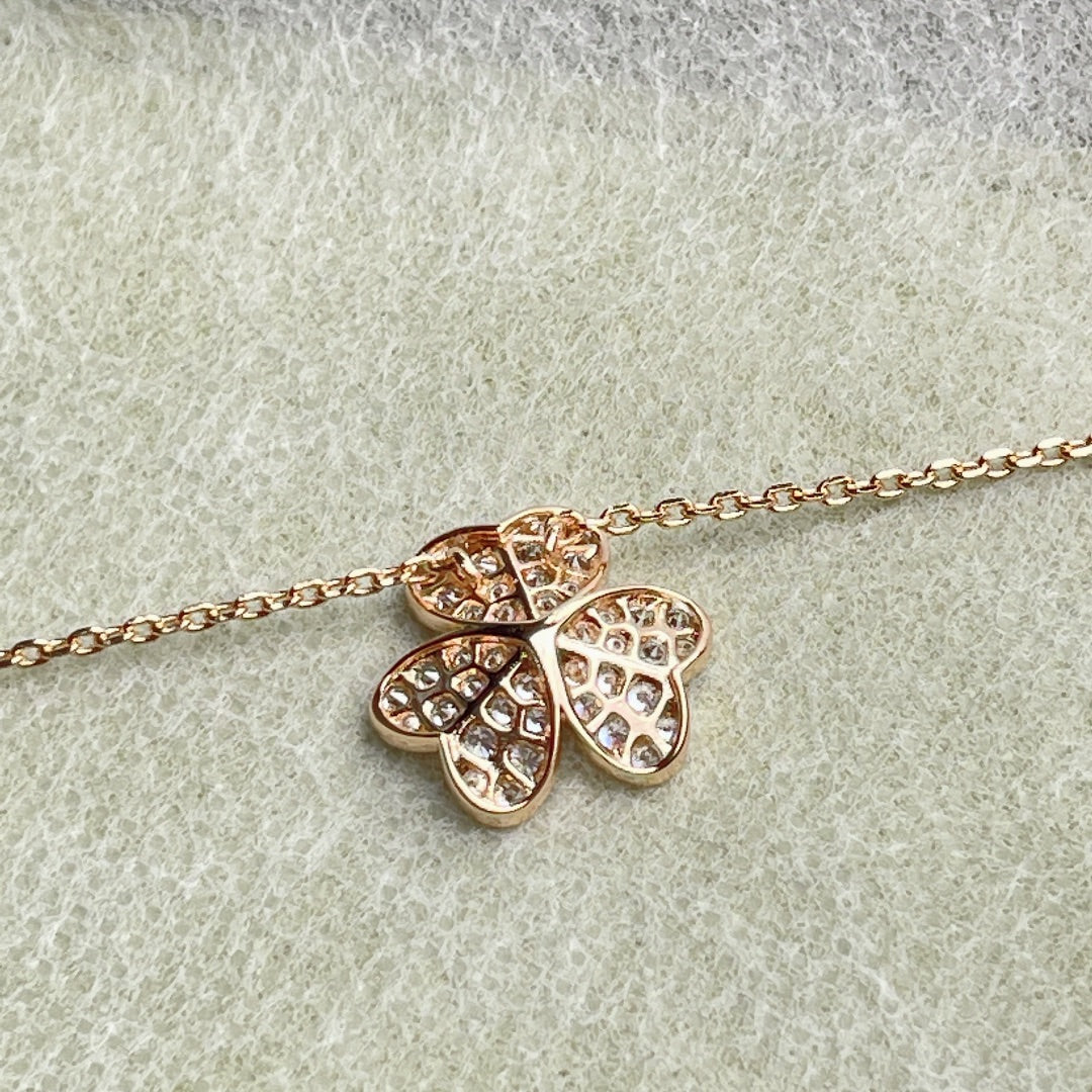 [⭐⭐JeweliWhal]FLOWER DIAMOND NECKLACE
