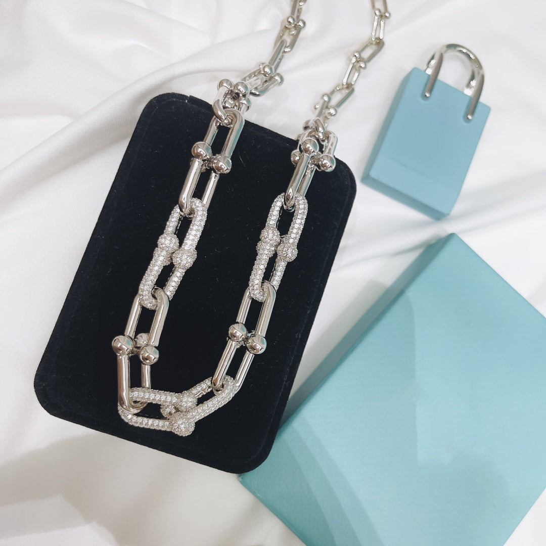 [JeweliWhal]HARDWEAR NECKLACE DIAMOND PAVED