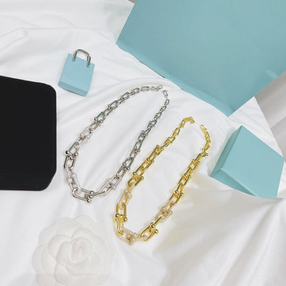 [JeweliWhal]HARDWEAR NECKLACE DIAMOND PAVED