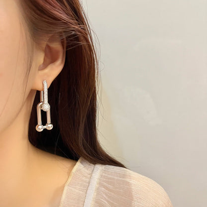 [JeweliWhal]HARDWEAR DROP DIAMONDS EARRINGS