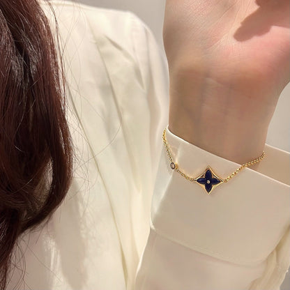 [⭐⭐JeweliWhal]COLOR STAR PINK GOLD DIAMOND BRACELET