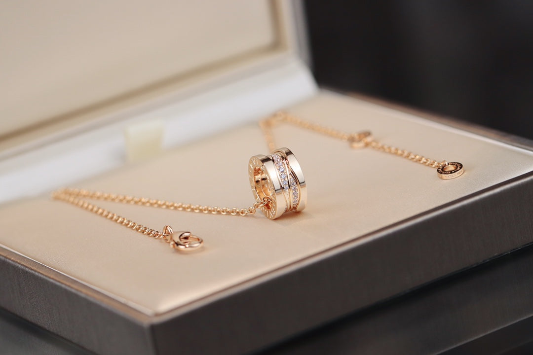 [⭐⭐JeweliWhal]ZERO 1 ROSÉGOLD-DIAMANT-HALSKETTE