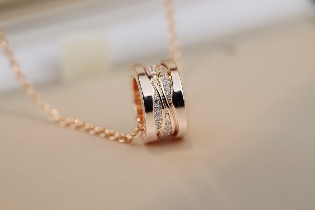 [⭐⭐JeweliWhal]ZERO 1 ROSÉGOLD-DIAMANT-HALSKETTE